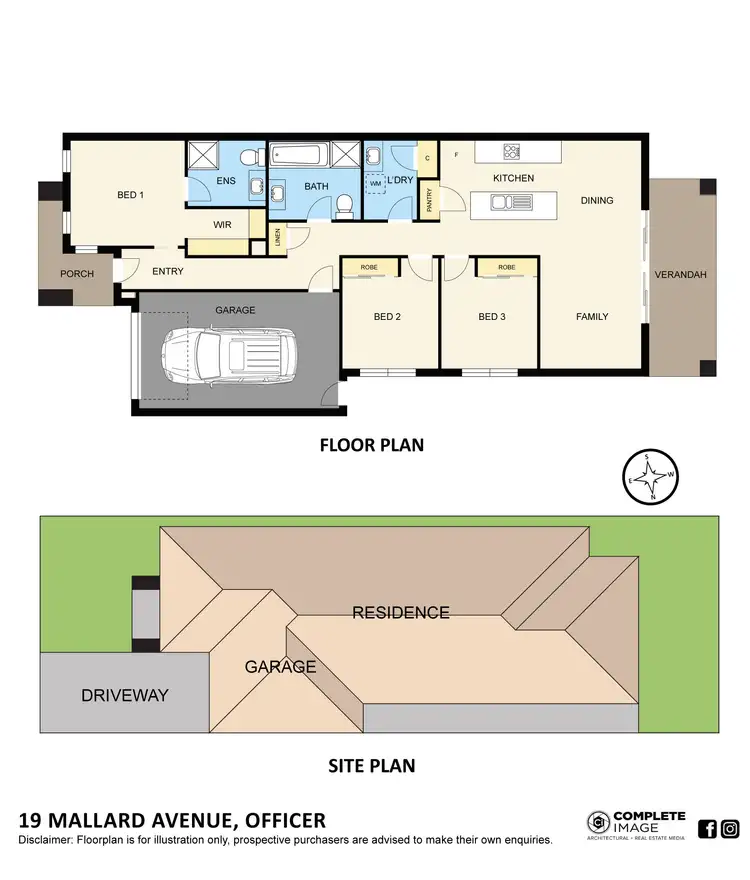 Floorplan of Homely house listing, 19 Mallard Avenue, Officer VIC 3809