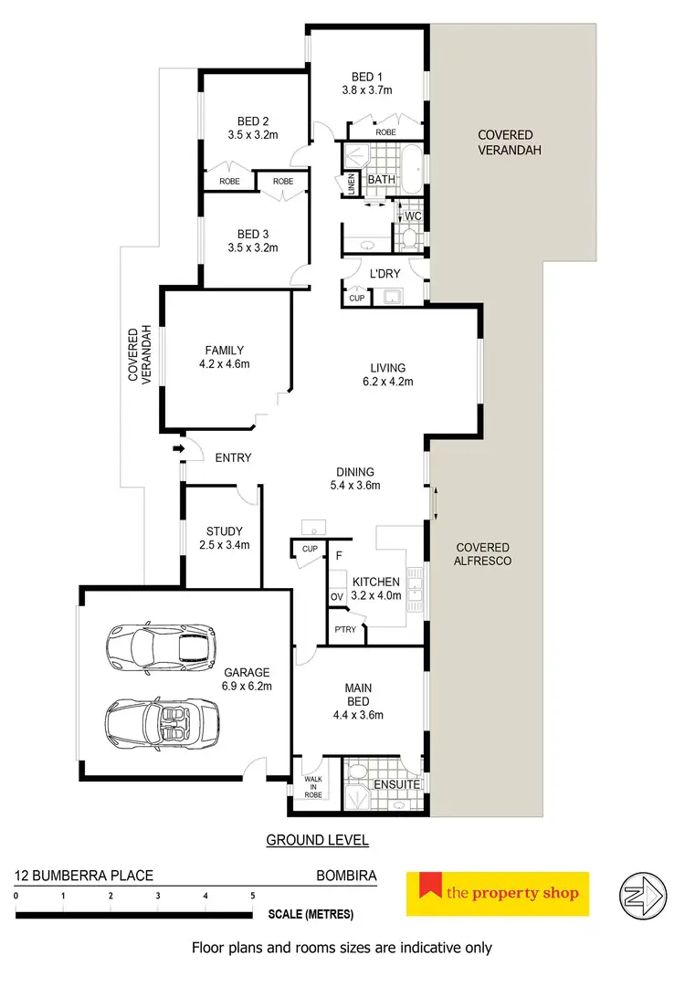 Floorplan of Homely house listing, 12 Bumberra Place, Mudgee NSW 2850