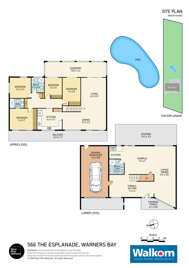 Floorplan of Homely house listing, 566 The Esplanade, Warners Bay NSW 2282