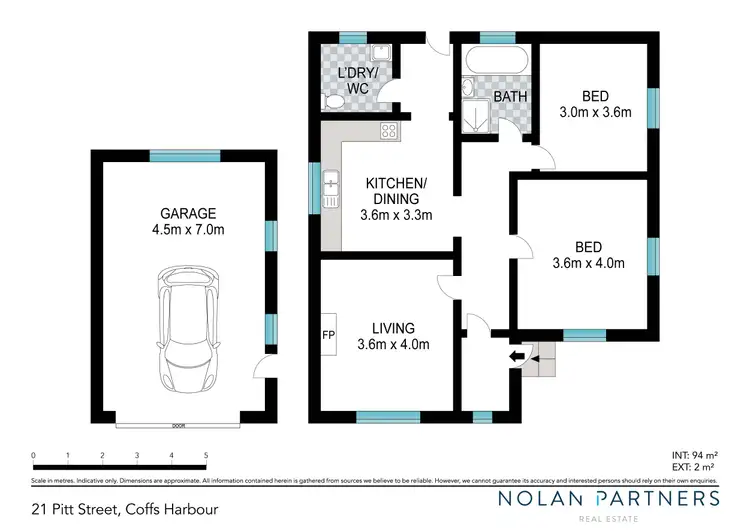 Floorplan of Homely house listing, 21 Pitt Street, Coffs Harbour NSW 2450