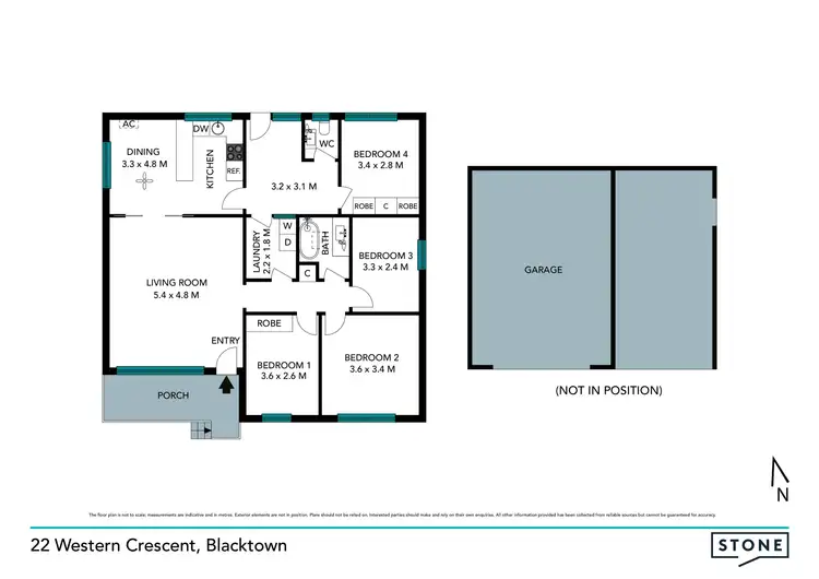 Floorplan of Homely house listing, 22 Western Cres, Blacktown NSW 2148
