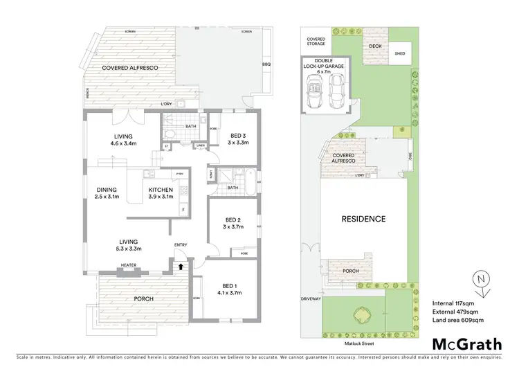 Floorplan of Homely house listing, 12 Matlock Street, Herne Hill VIC 3218