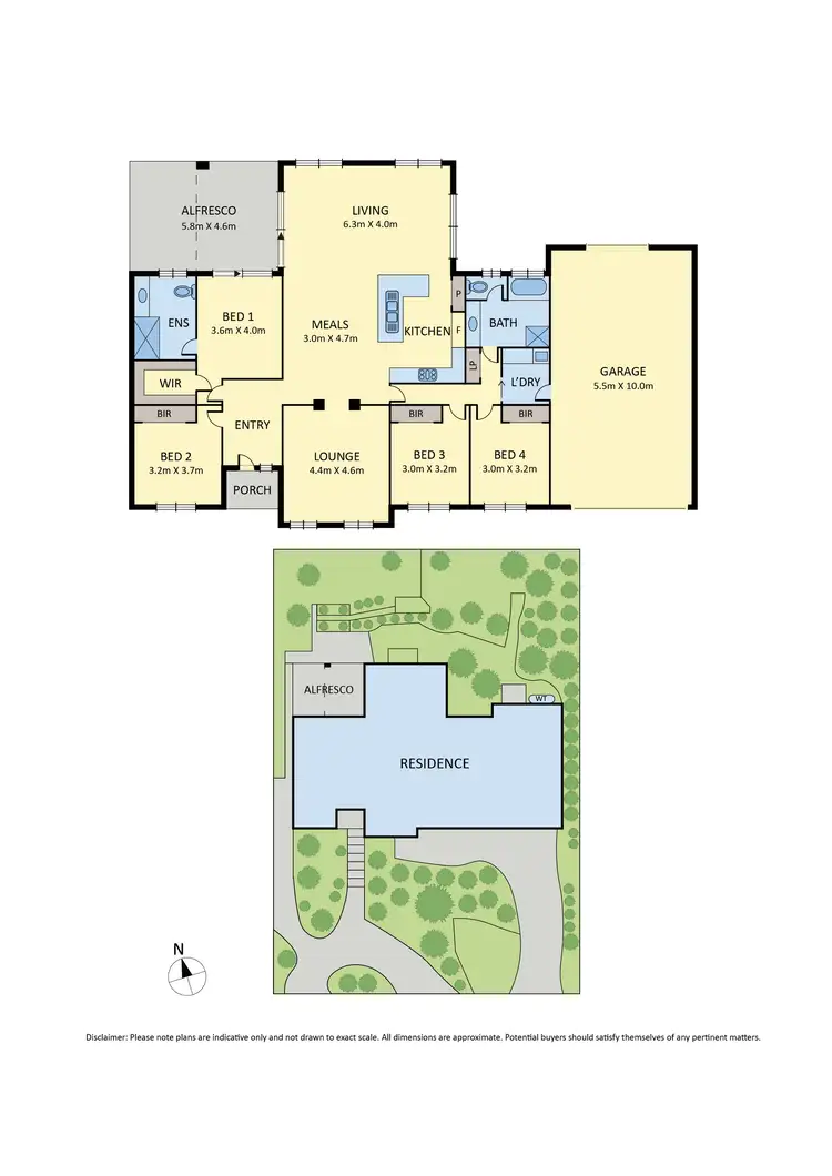 Floorplan of Homely house listing, 5 Pindara Place, Gisborne VIC 3437