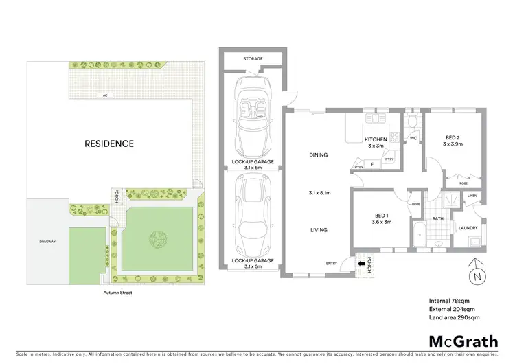 Floorplan of Homely house listing, 300 Autumn Street, Herne Hill VIC 3218