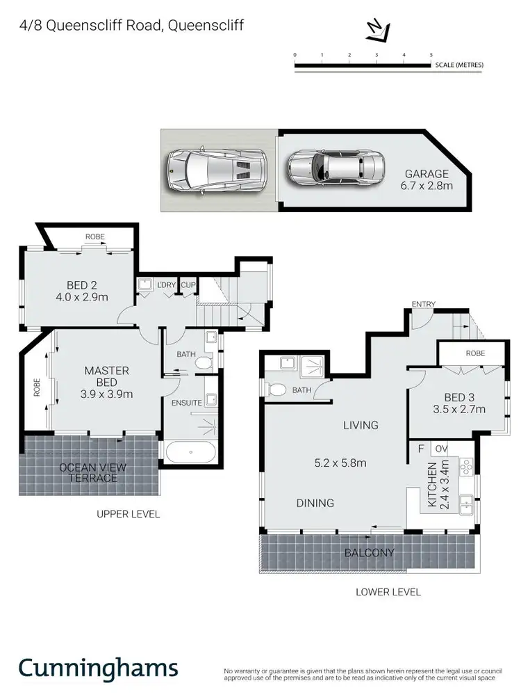 Floorplan of Homely unit listing, 4/8 Queenscliff Road, Queenscliff NSW 2096