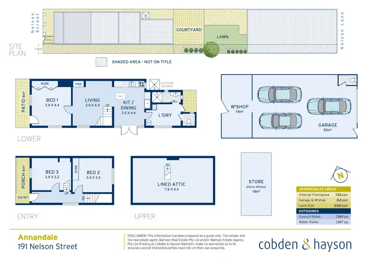 Floorplan of Homely house listing, 191 Nelson Street, Annandale NSW 2038