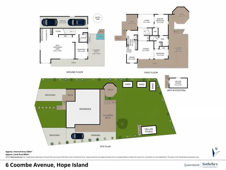 Floorplan of Homely house listing, 6 Coombe Avenue, Hope Island QLD 4212
