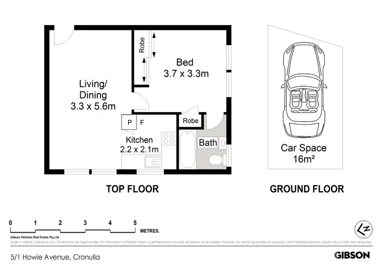 Floorplan of Homely apartment listing, 5/1 Howie Avenue, Cronulla NSW 2230
