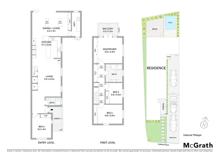 Floorplan of Homely house listing, 2 Cables Place, Waverley NSW 2024