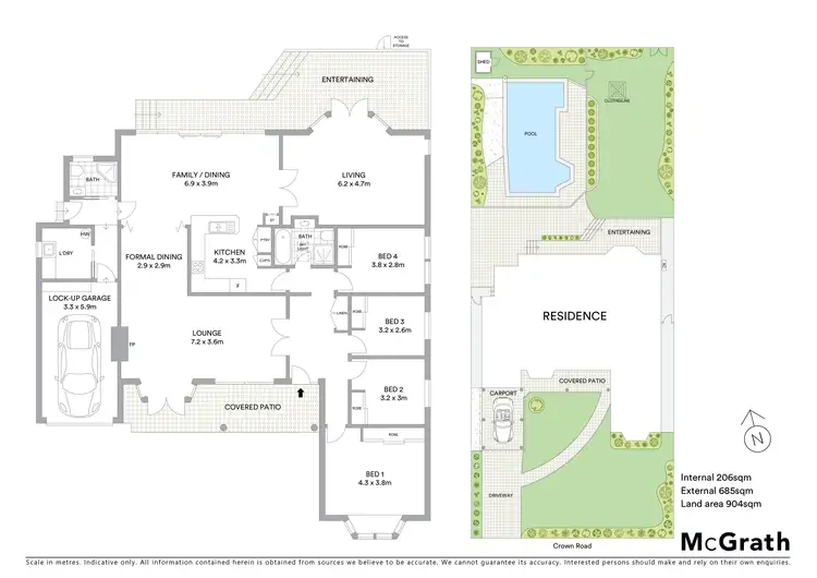 Floorplan of Homely house listing, 35 Crown Road, Pymble NSW 2073