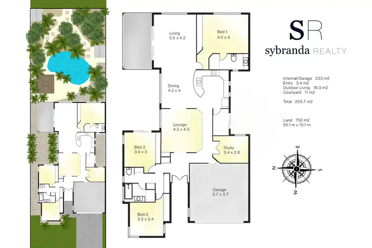 Floorplan of Homely house listing, 12 Starfish Way, Twin Waters QLD 4564
