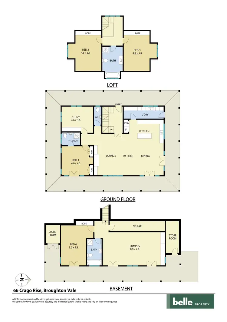 Floorplan of Homely house listing, 66 Crago Rise, Berry NSW 2535