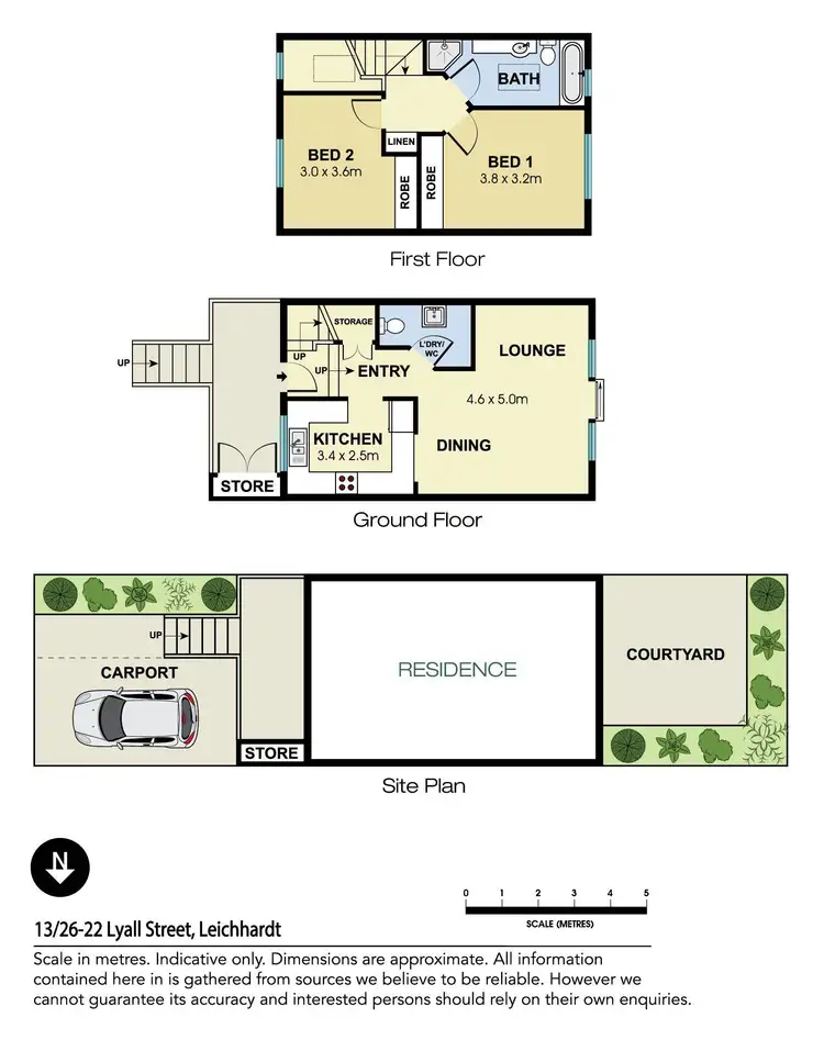 Floorplan of Homely townhouse listing, 13/16-22 Lyall Street, Leichhardt NSW 2040