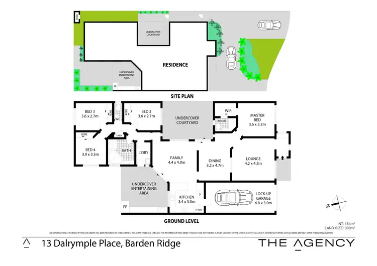 Floorplan of Homely semi-detached listing, 13 Dalrymple Place, Barden Ridge NSW 2234