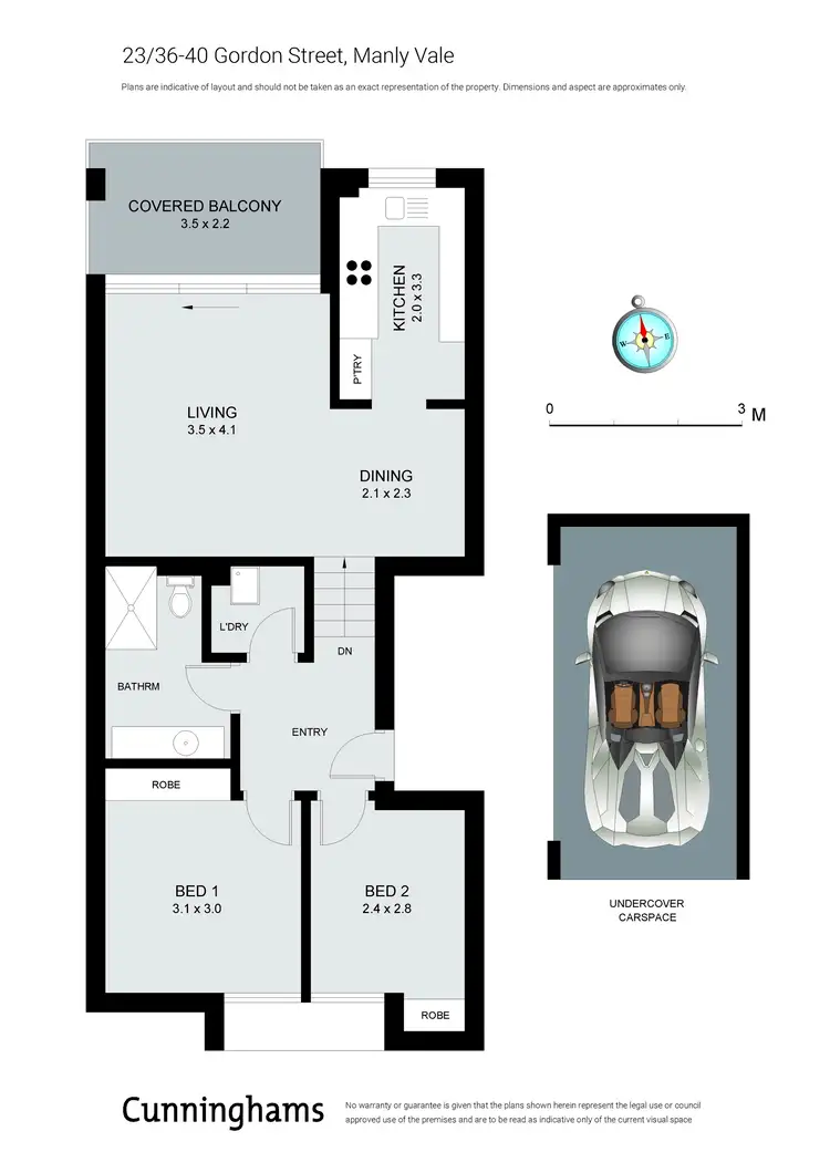 Floorplan of Homely apartment listing, 23/36-40 Gordon Street, Manly Vale NSW 2093