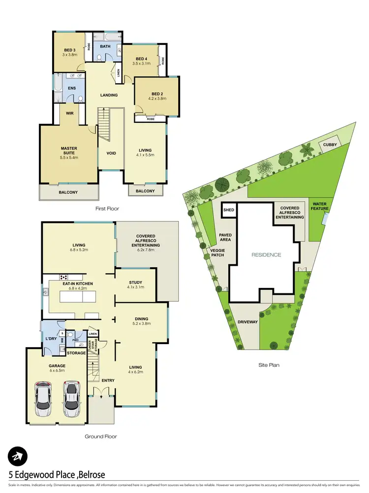 Floorplan of Homely house listing, 5 Edgewood Place, Belrose NSW 2085