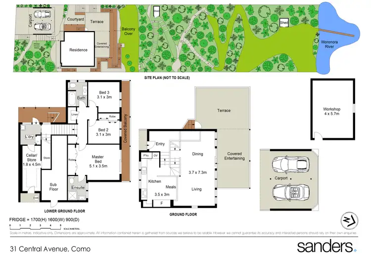 Floorplan of Homely house listing, 31 Central Avenue, Como NSW 2226