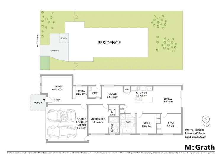 Floorplan of Homely house listing, 8 Edmund Drive, Delacombe VIC 3356