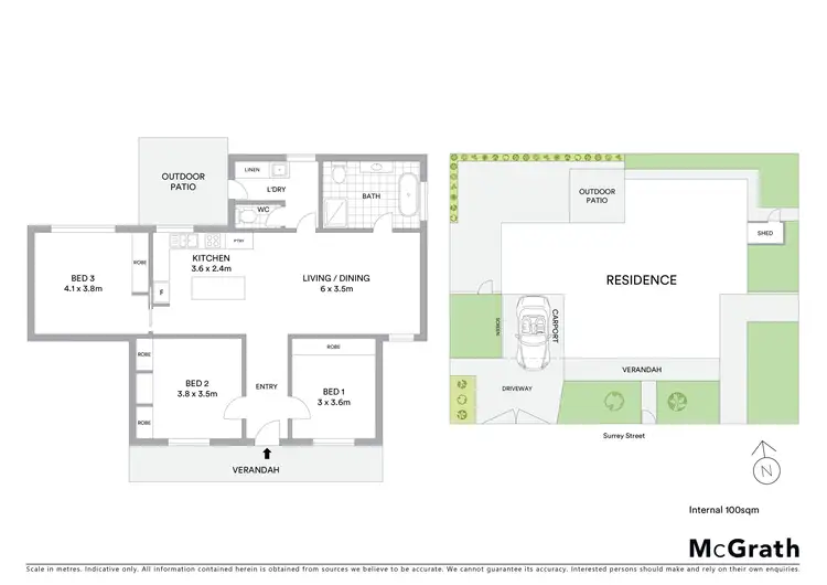 Floorplan of Homely house listing, 14 Surrey Street, Ballarat Central VIC 3350