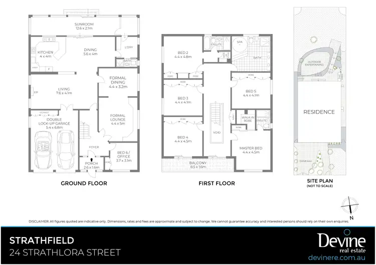 Floorplan of Homely house listing, 24 Strathlora Street, Strathfield NSW 2135