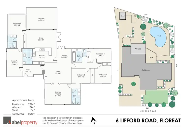 Floorplan of Homely house listing, 6 Lifford Road, Floreat WA 6014