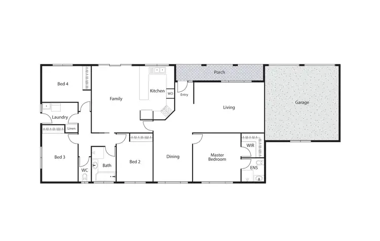 Floorplan of Homely house listing, 3 Mackney Place, Gordon ACT 2906