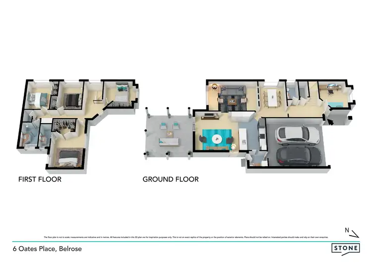 Floorplan of Homely house listing, 6 Oates Place, Belrose NSW 2085