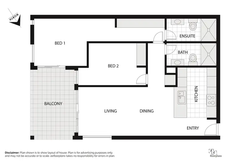Floorplan of Homely house listing, 45/5 Kerridge Street, Kingston ACT 2604