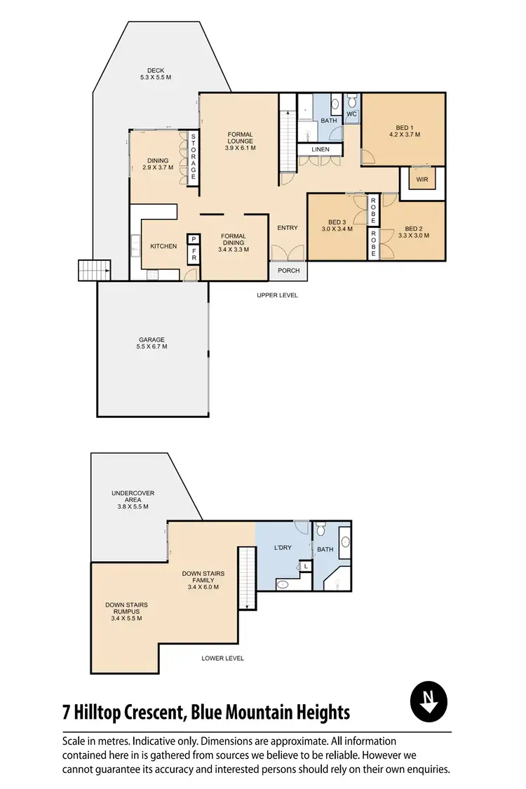 Floorplan of Homely house listing, 7 Hilltop Crescent, Blue Mountain Heights QLD 4350