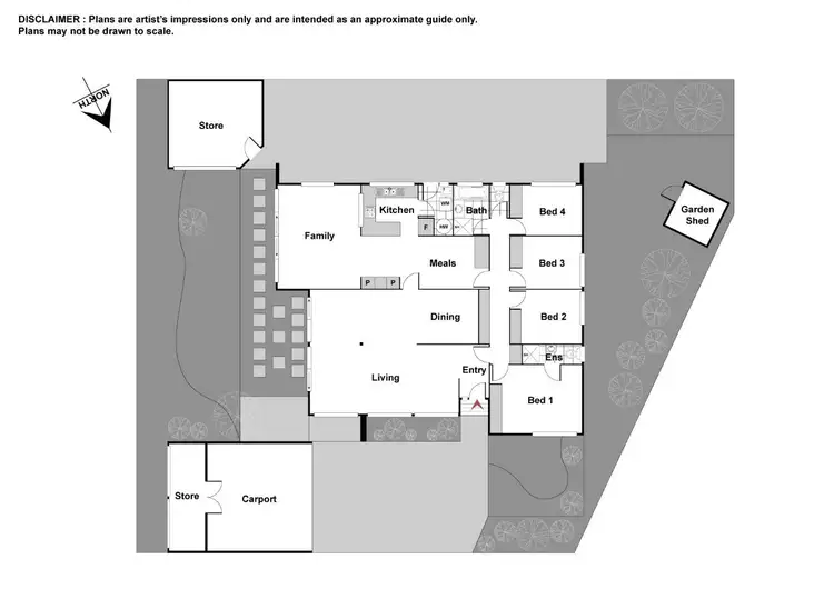 Floorplan of Homely house listing, 5 Gray Place, Weston ACT 2611
