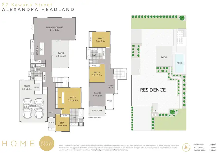 Floorplan of Homely house listing, 22 Kawana Street, Alexandra Headland QLD 4572