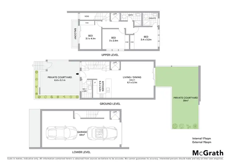Floorplan of Homely townhouse listing, 1/101-103 Connells Point Road, South Hurstville NSW 2221
