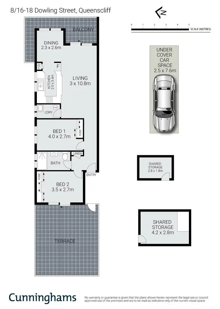 Floorplan of Homely apartment listing, 8/16-18 Dowling Street, Queenscliff NSW 2096