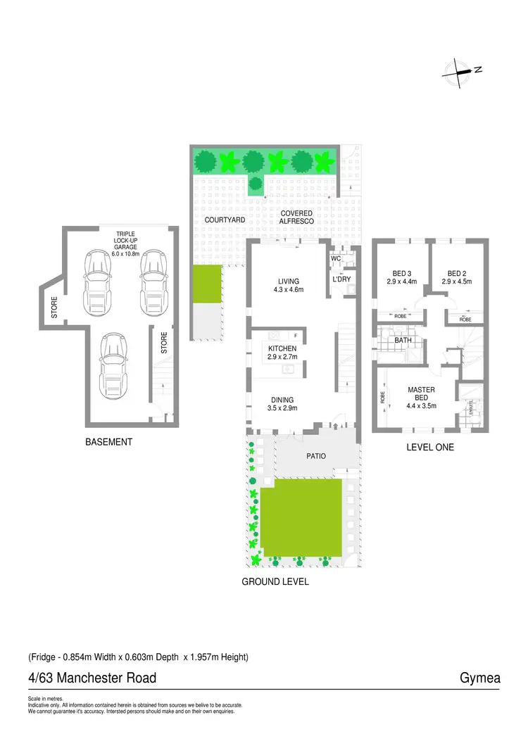 Floorplan of Homely townhouse listing, 4/63-65 Manchester Road, Gymea NSW 2227