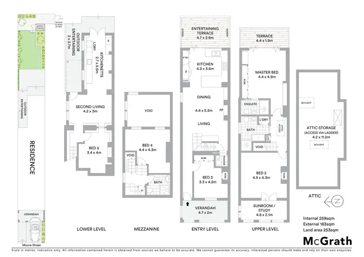 Floorplan of Homely house listing, 16 Moore Street, Bondi NSW 2026