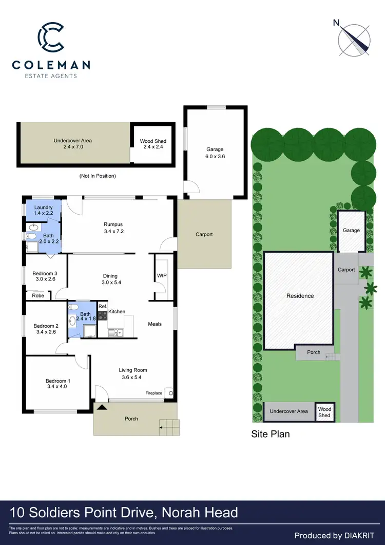 Floorplan of Homely house listing, 10 Soldiers Point Drive, Norah Head NSW 2263