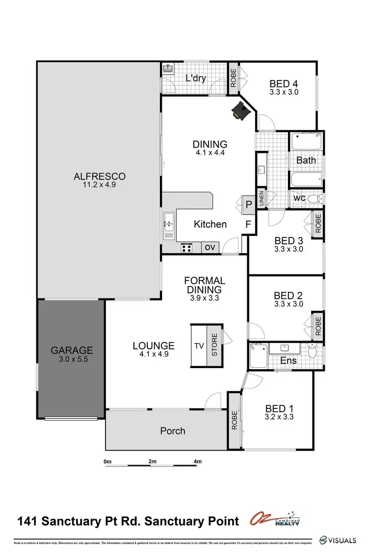 Floorplan of Homely house listing, 141 Sanctuary Point Road, Sanctuary Point NSW 2540