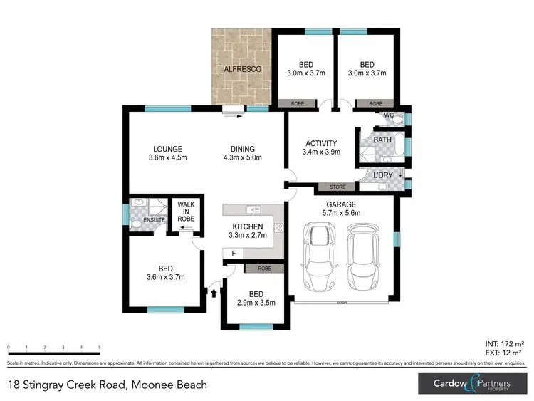 Floorplan of Homely house listing, 18 Stingray Creek Road, Moonee Beach NSW 2450