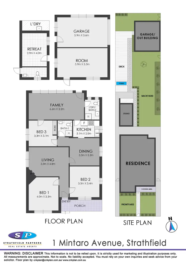 Floorplan of Homely house listing, 1 Mintaro Avenue, Strathfield NSW 2135