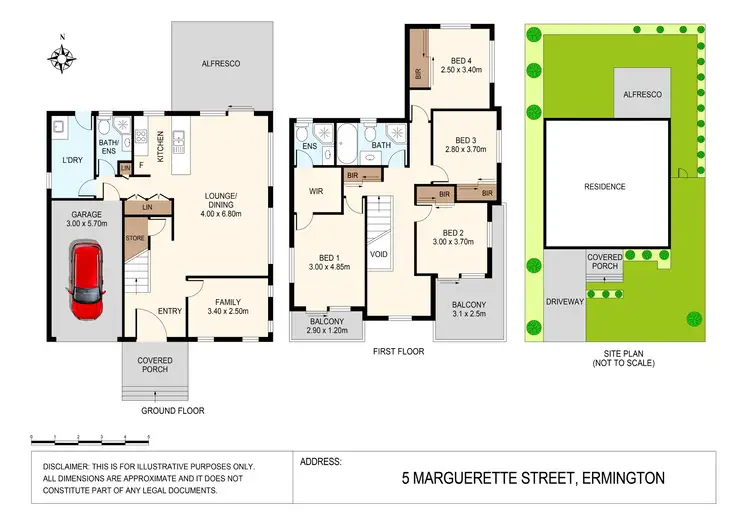 Floorplan of Homely house listing, 5 Marguerette Street, Ermington NSW 2115