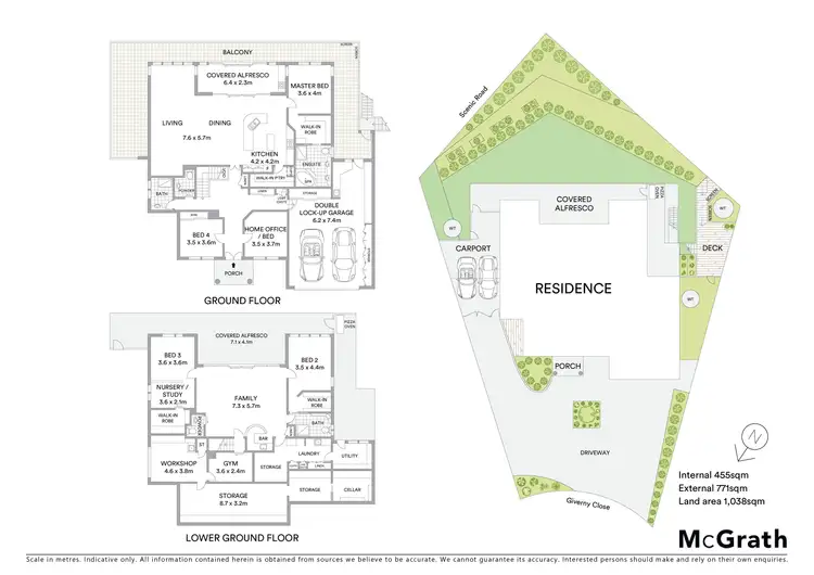 Floorplan of Homely house listing, 9 Giverny Close, Highton VIC 3216