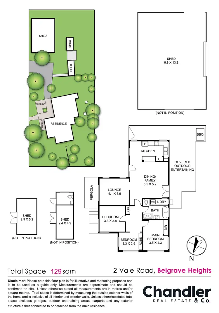 Floorplan of Homely house listing, 2 Vale Road, Belgrave Heights VIC 3160