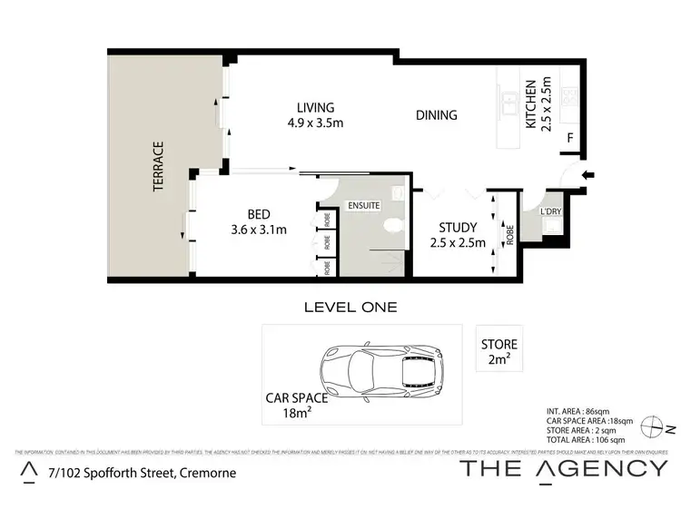 Floorplan of Homely unit listing, 7/102 Spofforth Street, Cremorne NSW 2090