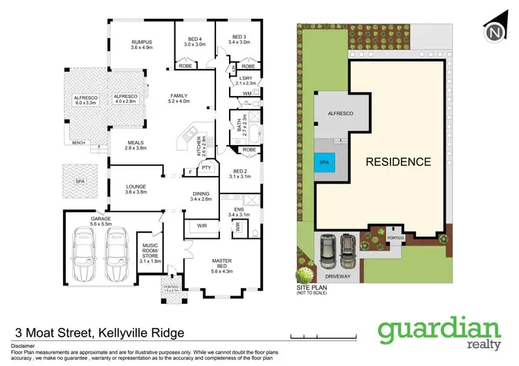 Floorplan of Homely house listing, 3 Moat Street, Kellyville Ridge NSW 2155