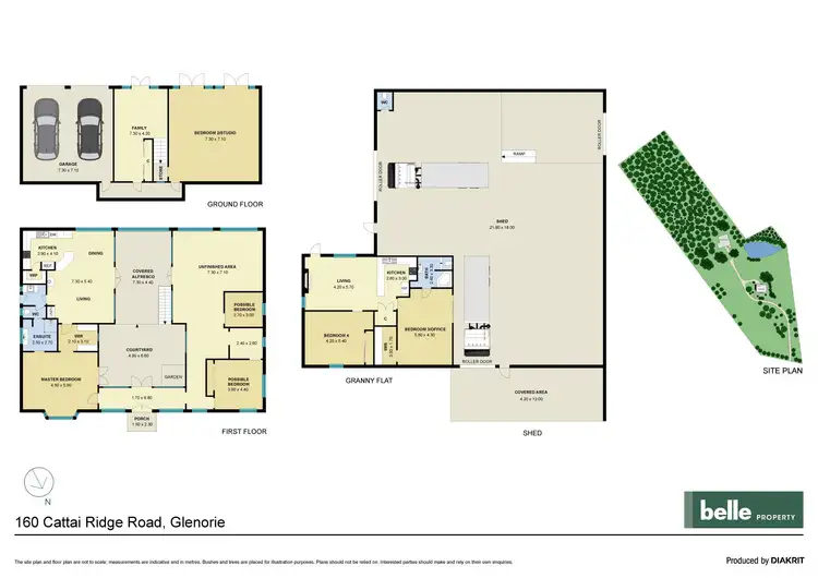 Floorplan of Homely house listing, 160 Cattai Ridge Road, Glenorie NSW 2157