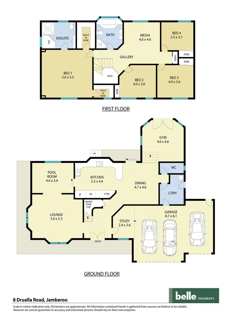 Floorplan of Homely house listing, 8 Drualla Road, Jamberoo NSW 2533