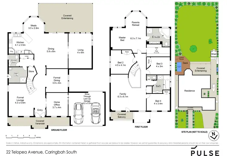 Floorplan of Homely house listing, 22 Telopea Avenue, Caringbah South NSW 2229