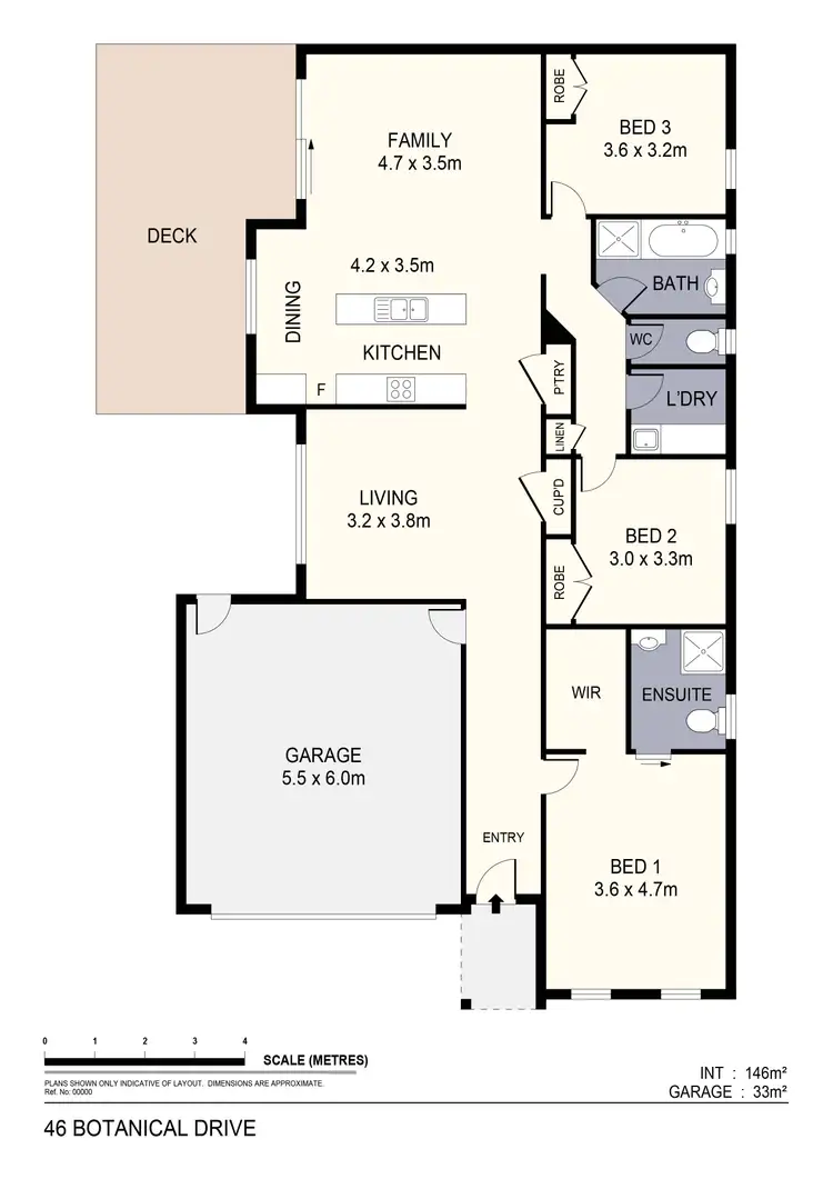 Floorplan of Homely house listing, 46 Botanical Drive, Epsom VIC 3551