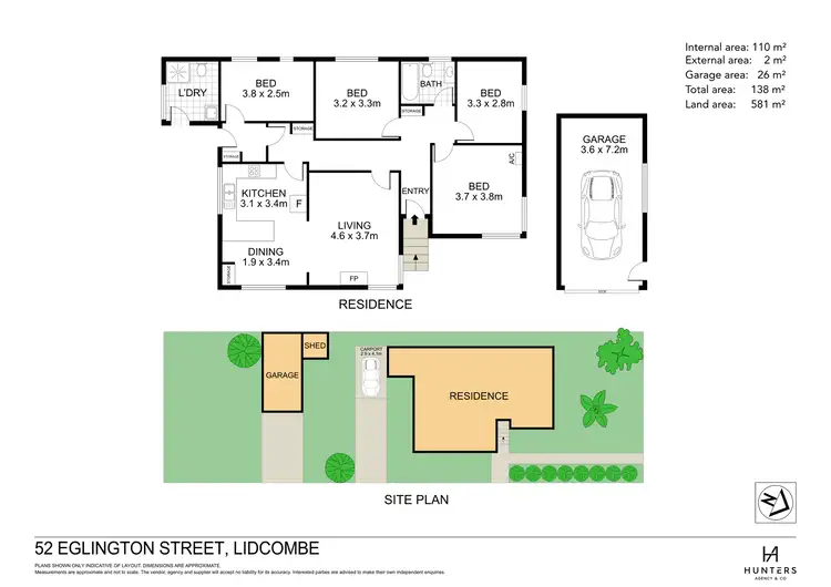 Floorplan of Homely house listing, 52 Eglington Street, Lidcombe NSW 2141