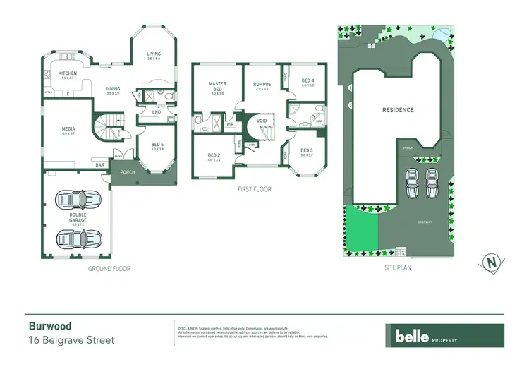 Floorplan of Homely house listing, 16 Belgrave Street, Burwood NSW 2134